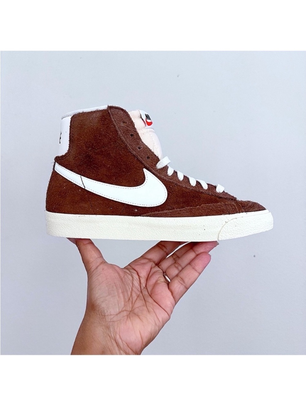 Nike Blazer Mid ‘77 Cacao Wow Vintage Brown Suede Women’s Sneakers